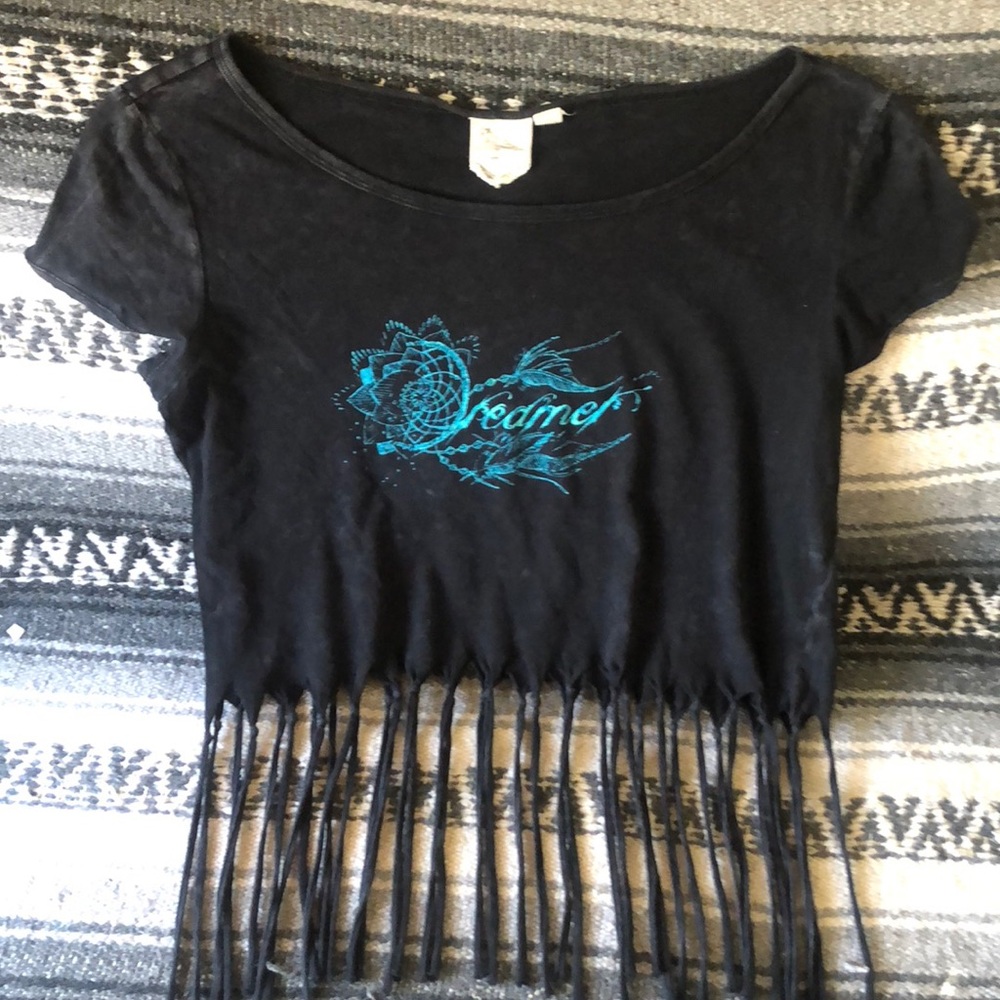 Crop tee shirt -1